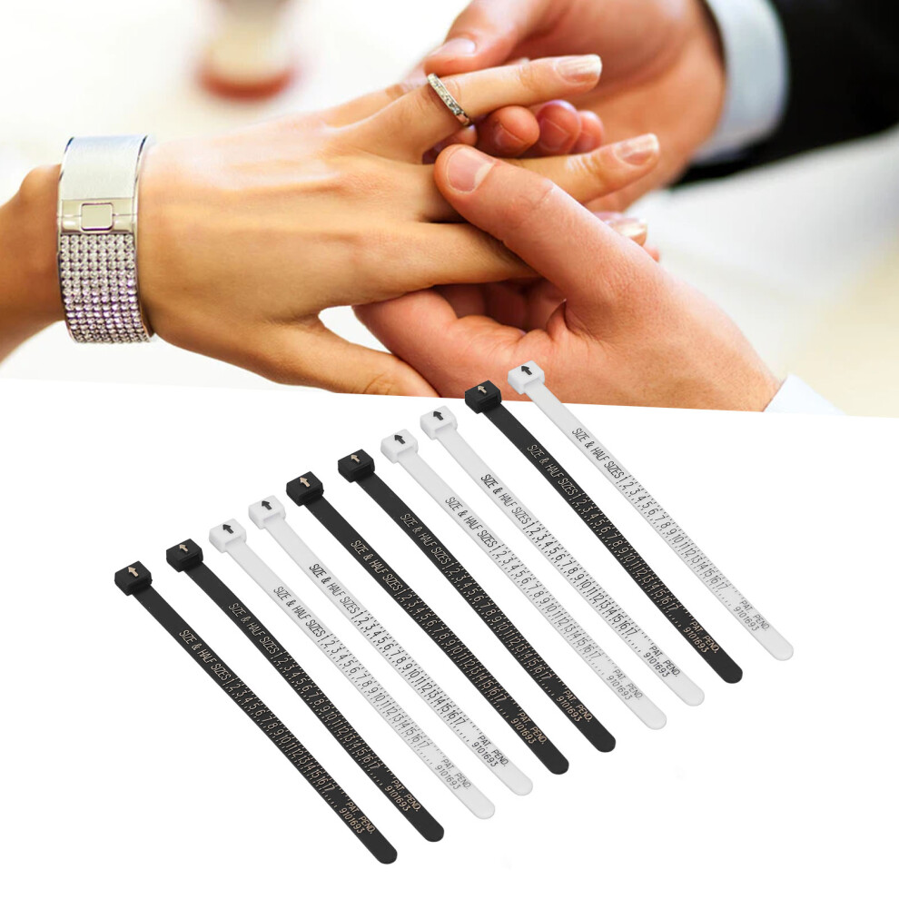 Australian Ring Sizer Pack 10 Pcs Light & Precise Jewelry Finger Measuring Tool-image-OPC-PMP57SF-NEW