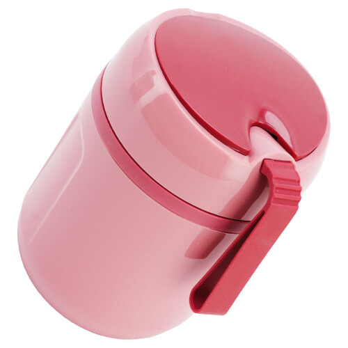 Tarro para comida aislado de doble pared 480 ml rosa 304SS