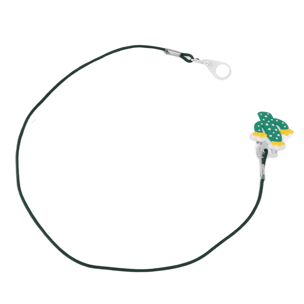 Nylon Cactus Pattern Hearing Aid Lanyard for Elderly & Kids, Anti-Lost Clip Holder