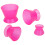 4pcs Silicone Dental Mixing Cups Set, Small to Plus Sizes 14