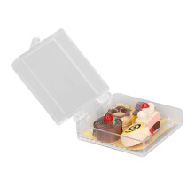 1:12 Puppenhaus Miniatur-Dessertset aus Resin und Kunststoff für Puppenhaus