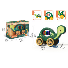Kids Pull Along Animal Toy, 16x8.5x13cm, Cute Rolling Pet Gift