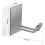 Stainless Steel Hook for Towel Robe Coat Keys, 4-pack, Silver 3