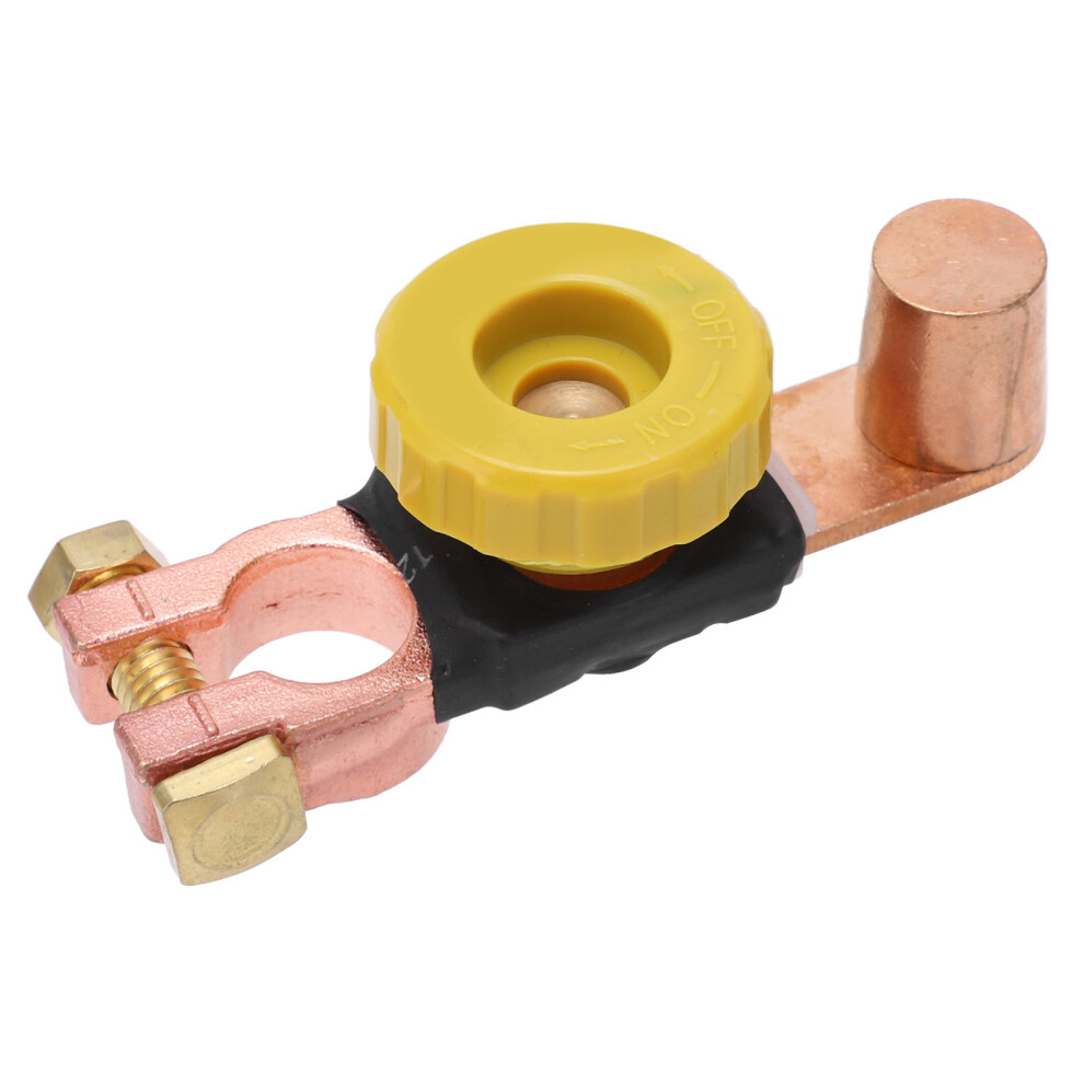 Rugged Abs Brass Battery Disconnect Switch Negative For 6V 12V 24V Vehicles 6921357354438