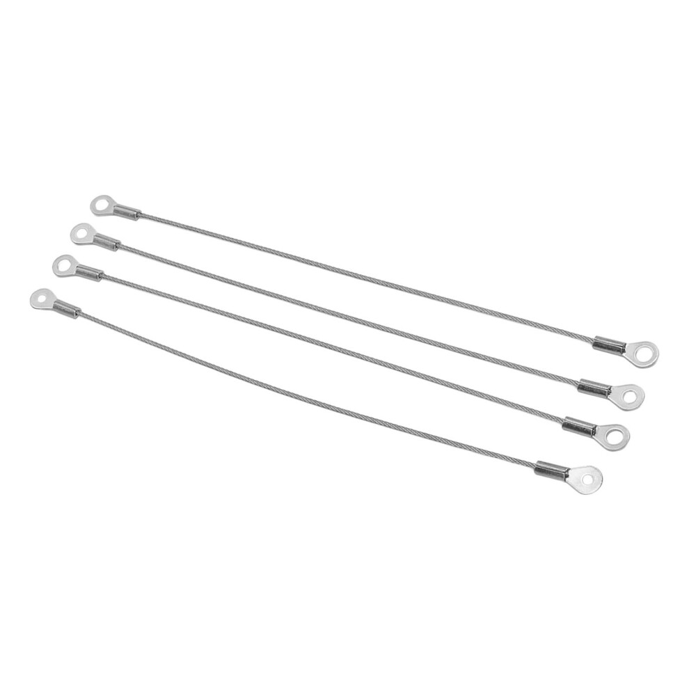 4Pcs Heavy Duty Stainless Steel Hanging Wire Loop 33Lbs Capacity 3391357355019