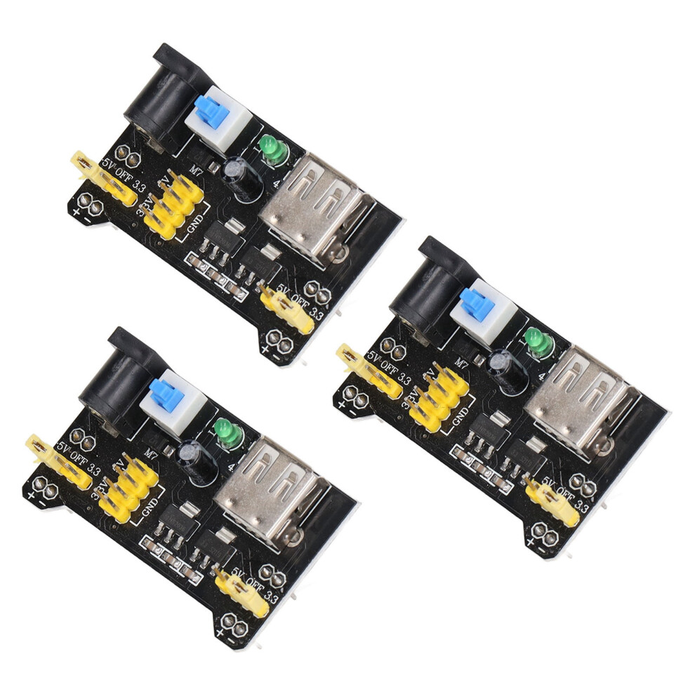 3Pcs Breadboard Power Supply Module Dual 3.3V/5V Voltage Regulator 4191357354703