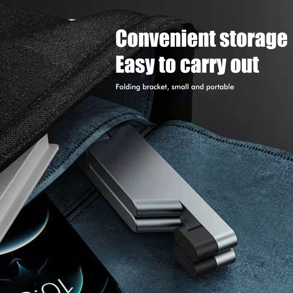 Compact Metal Alloy Phone Stand Foldable Desktop & Travel Mobile Holder 9381357355359