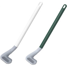 2024 2pcs Golf Silicone Toilet Brush, Long Toilet Brush, Long Handle Toilet Brush with Holder