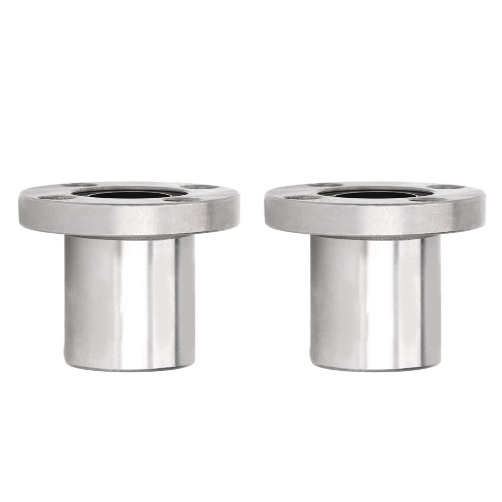 2Pcs Linear Motion Bearing Ball Round Flange Set Lmf16uu/20Uu/25Uu 9461357355723