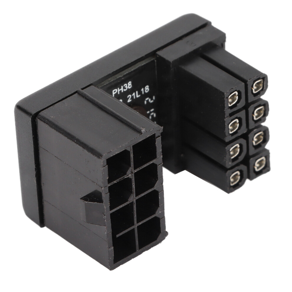 180 Angled 8Pin Female To 8Pin Male Power Adapter For Graphics Card 7611357355823