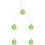 5 Unidades Collar San Con Colgante Para 8
