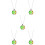 5 Unidades Collar San Con Colgante Para 10