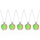 5 Unidades Collar San Con Colgante Para 11