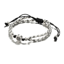 Anklet Retro Rune Om Círculo Yoga Para El Pie