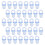 150 Unidades Chupetes Mini De Acrílico Transparente Para Bebé 11