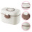 1 Set Conteneur Pour Lait Bébé Portable Distributeur Poudre 4