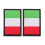 2 Pièces Patch Italien Auto-Adhésif Réfléchissant Bandeau Bras 1