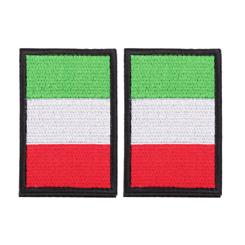 2 Pièces Patch Italien Auto-Adhésif Réfléchissant Bandeau Bras