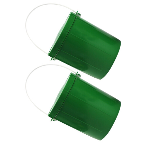 2 Pièces Seaux Portables Pour Appâts De Verts