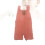 Pantalone Con Bretelle Per 0-3 Mesi Rosa 4