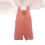 Pantalone Con Bretelle Per 0-3 Mesi Rosa 5