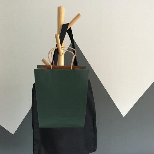 10 Pezzi Borsa Kraft Con Manici Per Imballaggio 1