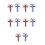 10 Pezzi Broccia Santa Comunione Spilla Religioso 4