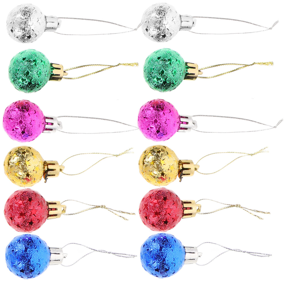 48 Sztuk Ozdoba Choinkowa W Kulkach, ŚWiąTeczna WisząCa Dekoracja-image