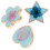 3Pcs Pingentes Decorativos Para Relógio E Pulseira Resistente 1