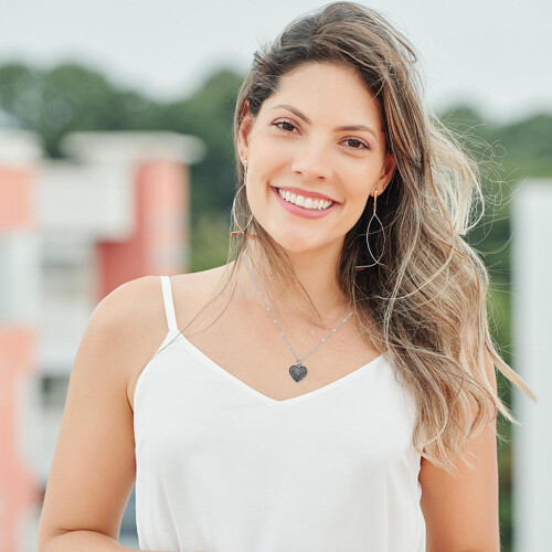 Colar Vintage Com Suporte Para Foto Prata 2