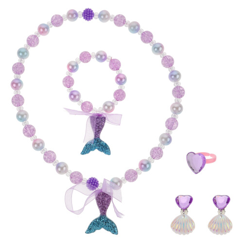 4 Conjuntos De Cauda Colar Pulseira