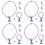 4 Conjuntos De Cauda Colar Pulseira 7