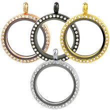 4 Unidades Pingentes Redondos Abertos Com Strass E Para Foto