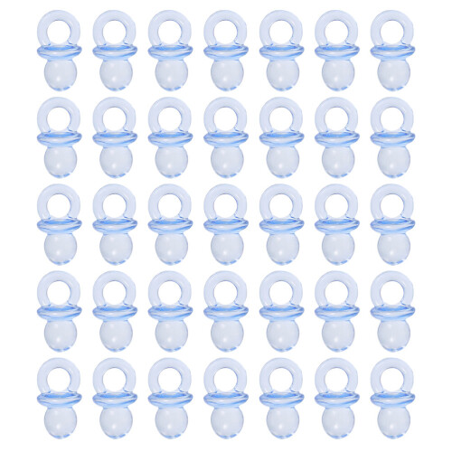150 Unidades Chupetas Mini Acrílico Transparente Para De Bebê