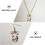 3Pcs Colar Coelho Páscoa Para Aniversário 9