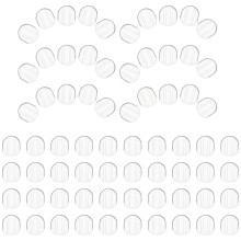 100 Unidades Almofadas De Silicone Para Brincos Antiderrapantes