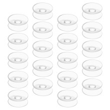 20Pcs Dubbelsidiga Sugerunder Pvc Bumperplattor För Metall