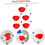 Automatic Chicken Waterer Cups 5-Pack For Poultry, Multi-Function Feeder Bowl, Easy Install, Sturdy 5