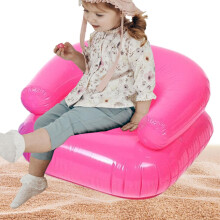 Pool Floats Waterproof Kids Sofa 220 Pounds Capacity Portable Air Lounger Ergonomic Design For Indoor Relaxation