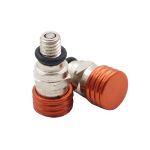 Motorcycle M5x0.8 Fork Air Bleeder Valves For 250R 250X 250RX And 450R 450X 450RX Orange