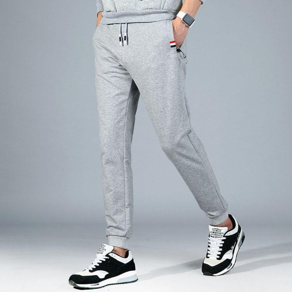 (grey, XXXL) Spring Autumn Men Sweatpants Fitness Gym Straight Track Pants Male Loose Joggers Trousers Plus Size-image-OPC-PMP5WXH-NEW