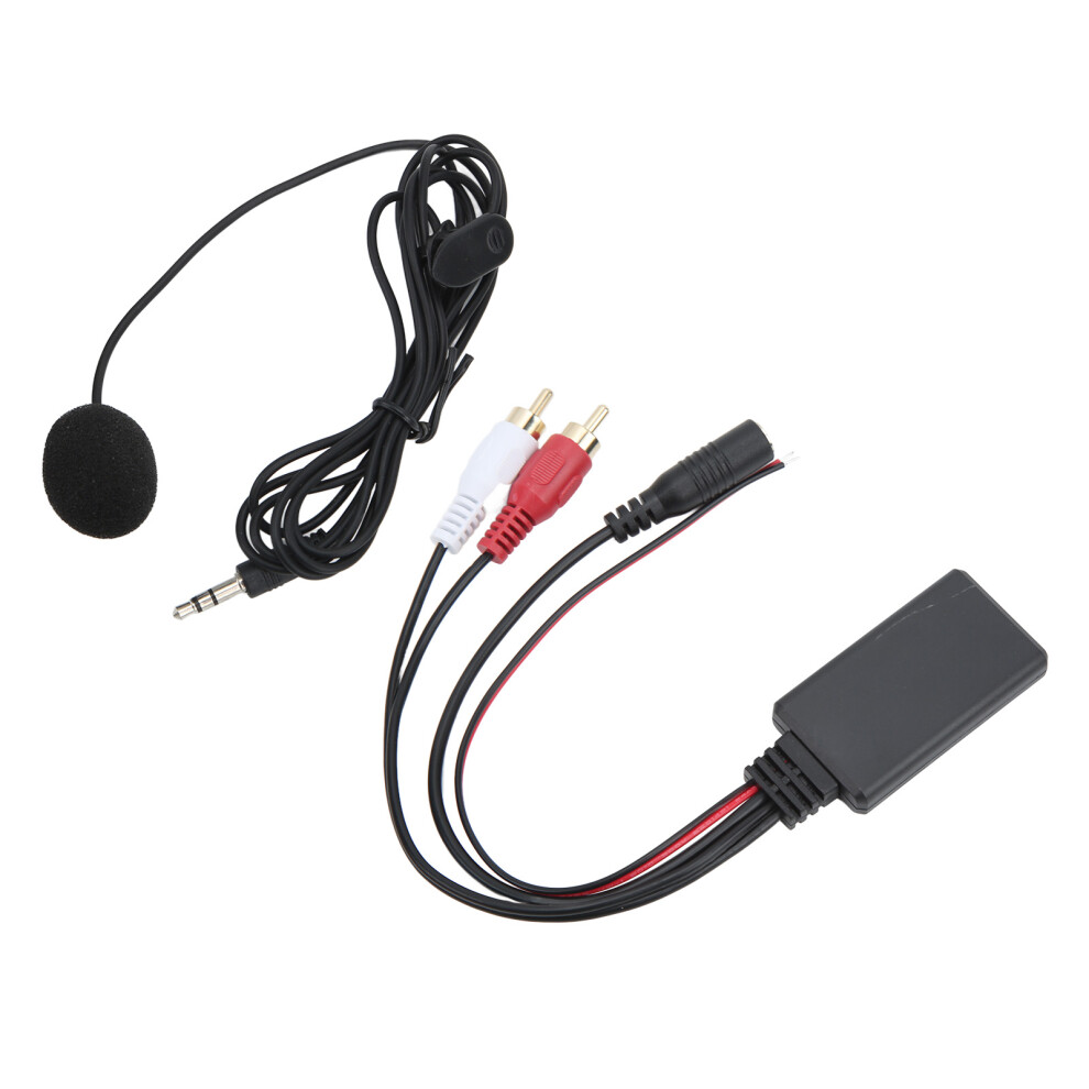 Wireless Aux Adapter For Pioneer Car With Microphone And 2 Rca Audio Ports 4091357358636