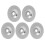 5 STÜCKE 4-Zoll-Diamant-Schleifscheibe 4