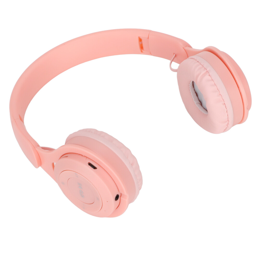 Bluetooth Kids Headphones Y08 Macaron Style Foldable Over Ear Pink 3261357359228