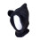 Bufanda Con Capucha De A Mano Para Niños (Negro) 11