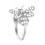 Bee Clip Sin Perforación Para Mujer Pendiente Cuff Con Diamantes 3