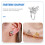 Bee Clip Sin Perforación Para Mujer Pendiente Cuff Con Diamantes 11