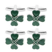 2 Paires De Boutons De Manchette En Pour Chemise