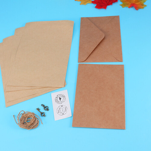 Set Carta Vintage Con Buste Per Matrimonio E Aziendali 1