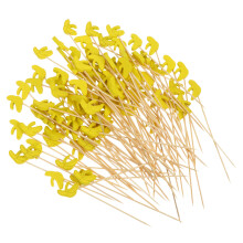 100Pcs Säkerhetspinnar Fruktpinnar Sushipinnar